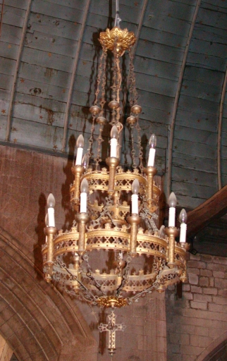 Paire de lustres d'église