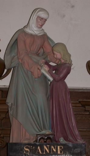 Statue : Education de la Vierge