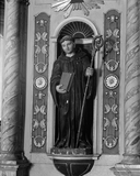 Statue (petite nature, d'applique) : saint Dominique, église paroissiale Saint-Juvat (Saint-Juvat)