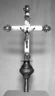 Croix de procession, église paroissiale Saint-Jean-Baptiste (Lalleu)