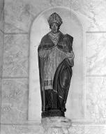 Statue (petite nature, d'applique) : saint Conogan, chapelle Saint-Conogan (Beuzec-Cap-Sizun)