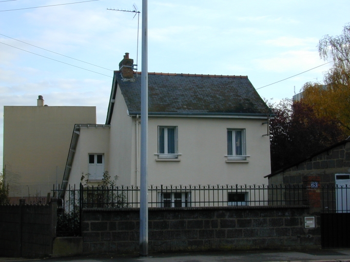 Maison, 63 rue de Vern (Rennes)