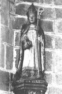 Statue (petite nature) : saint Gilles, chapelle Saint Sébastien (Le Faouët)