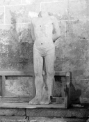 Statue (petite nature) : saint Sébastien (1), église paroissiale Notre-Dame (Kernascléden)