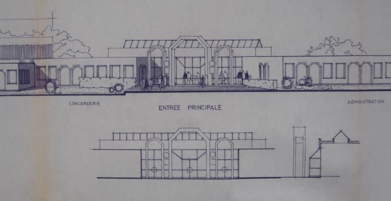 La décoration au titre du 1% artistique du lycée professionnel Roz Glas (Quimperlé)