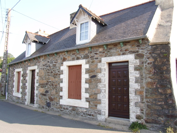 Maisons, logis mitoyens, rue des Mimosas, Saint-François (Plouguiel)