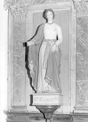 Statue (petite nature) : sainte Marguerite, chapelle Notre-Dame (Persquen)