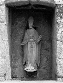 Statue (grandeur nature) : saint Servais, église paroissiale Saint-Servais (Saint-Servais)