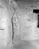 Statue (d'applique, figure colossale) : Vierge à l'Enfant, chapelle Notre-Dame-de-Languivoa (Plonéour-Lanvern)