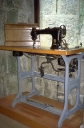 Machine à coudre Singer dite piqûre plate