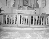 Clôture de choeur (table de communion), chapelle de Langroas, de Sainte-Croix, Notre-Dame-de-Pitié, Notre-Dame-des-Sept-Douleurs (Cléden-Cap-Sizun)