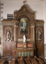 Autel, tabernacle et retable sud