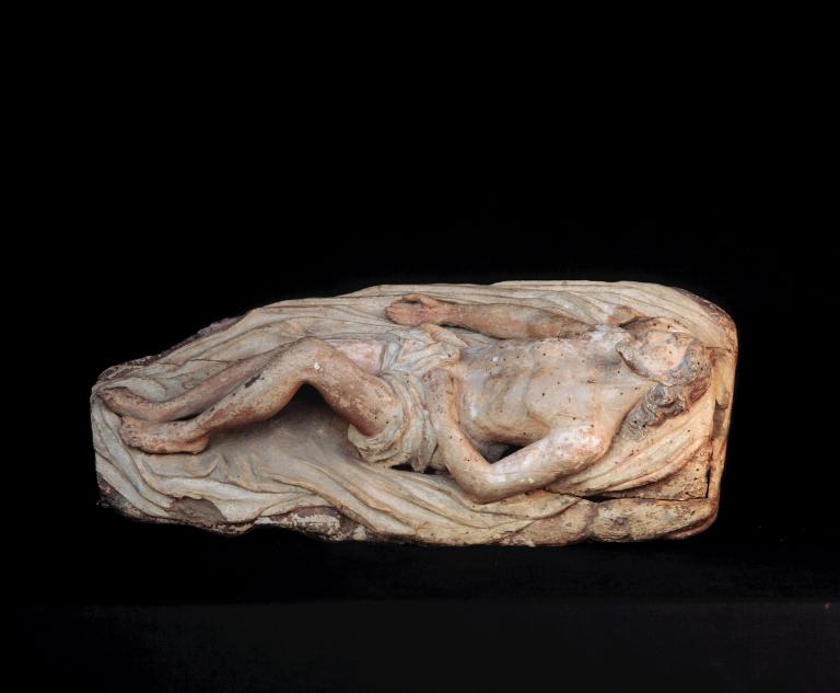 Statuette : Christ au tombeau, église Saint-Hervé (Caro)
