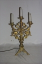 Paire 2 de chandeliers d'église