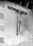 Croix (crucifix) : Christ en croix, chapelle Notre-Dame-de-la-Consolation (Gourin)