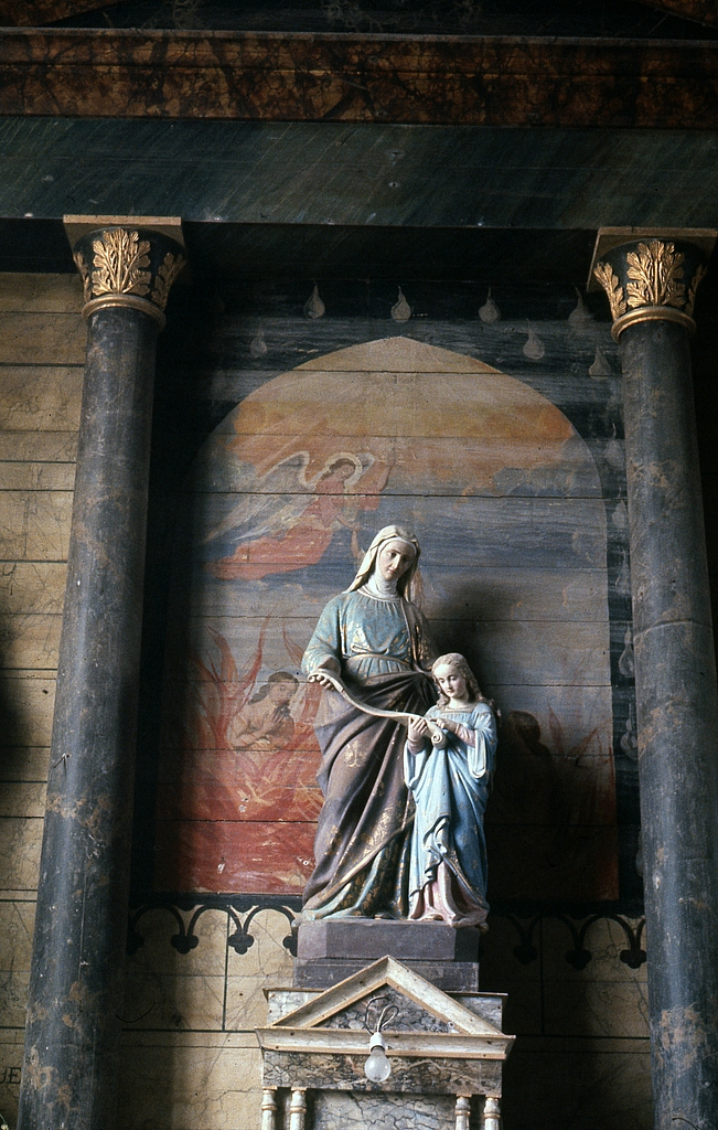 Tableau : le purgatoire, église paroissiale Saint-Jérôme (Cast)