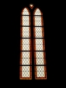 Ensemble de 6 verrières (baies 7 à 12) (verrière en losanges) (Campel fusionnée en Val d'Anast en 2017)