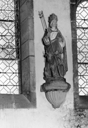 Statue (d'applique, petite nature) : saint Cornély, chapelle Saint-Jean (Plévin)