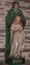 Statue sur culot : Education de la Vierge