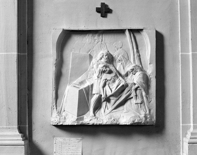 Chemin de croix, église paroissiale Sacré-Cœur, (Le Petit-Fougeray)