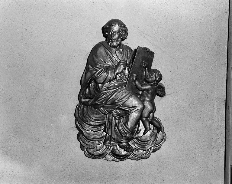 Ensemble de quatre bas-reliefs : les Évangélistes, église paroissiale Saint-Pierre (Plouescat)