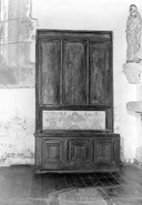 Meuble de sacristie (?), autel, chapelle Saint-Jean (Duault)