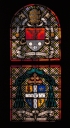 Verrière figurée décorative de la baie 16 (Guipry fusionnée en Guipry-Messac en 2016)