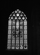 Verrière : Résurrection (8), église paroissiale Saint-Sulpice (Fougères)