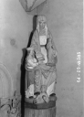 Groupe sculpté : Sainte Anne et la Vierge, église paroissiale de Saint-Hernin (Saint-Hernin)