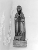 Statue (d'applique, demi-nature) : saint Antoine, chapelle Sainte-Anne (Cléguérec)