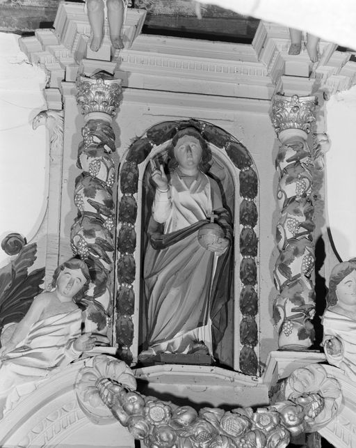 Statue : Christ, église Saint-Pierre (Lanouée fusionnée en Forges de Lanouée en 2019)