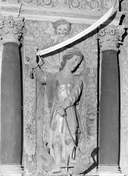 Statue (d'applique, petite nature) : saint Michel, chapelle Saint-Michel (Ploërdut)