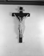Croix : Christ en croix, chapelle Saint-Servais (Pont-Scorff)