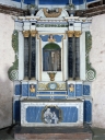 Ensemble autel, gradins d'autel, retable (autel secondaire) : Sainte Anne