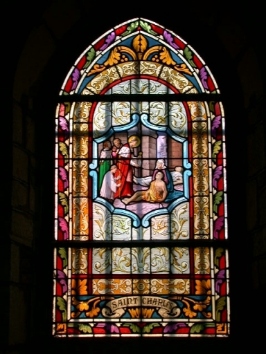 Verrière figurée baie 5 : Saint Charles