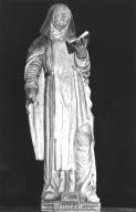 Statue (petite nature) : sainte Brigitte (1), chapelle Sainte-Brigitte (Esquibien fusionnée en Audierne en 2016)