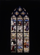 Verrière de la baie 17 : La Cène, église Saint-Armel (Ploërmel)