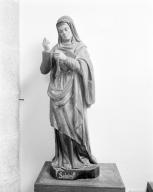 Statue (petite nature) : sainte Anne, église paroissiale Notre-Dame-des-Fleurs (Gestel)