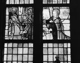 Verrière de la baie 4 : Annonciation, Pamoison de la Vierge, chapelle Saint-Mélec (Guégon)