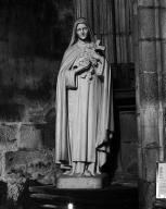 Statue (petite nature) : sainte Thérèse, cathédrale de Saint-Paul-Aurélien (Saint-Pol-de-Léon)