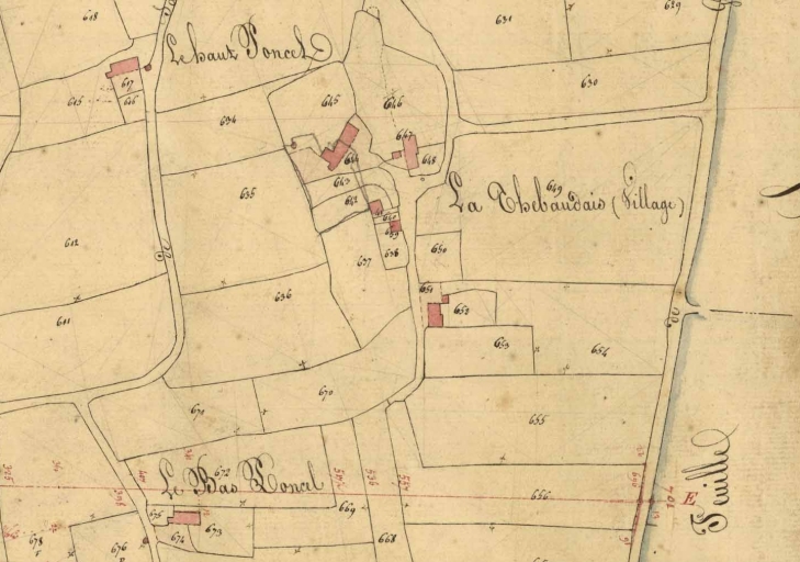 Écart, la Thébaudais (Saint-Symphorien)