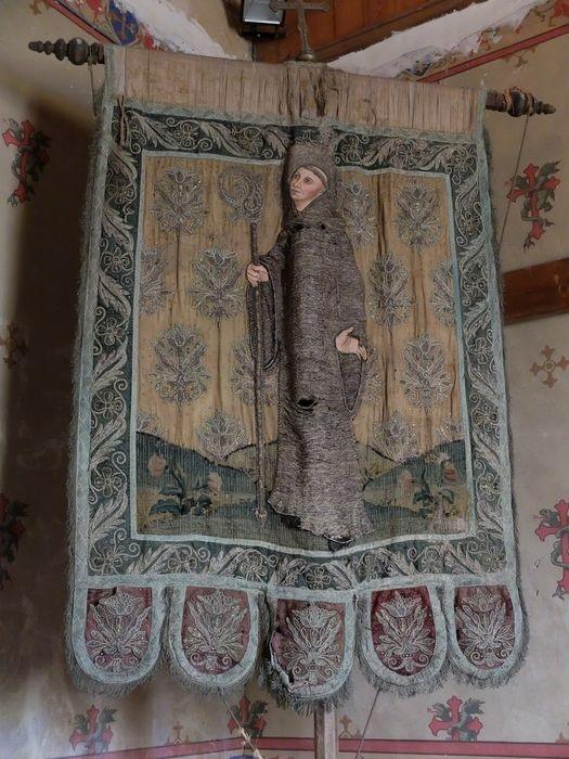 Bannière : Vierge à l'Enfant, saint Maudez, église de Notre-Dame (Plouaret)