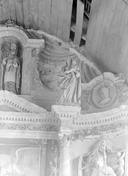 Statue (petite nature) : Vierge à l'Enfant, chapelle Saint-Cado (Saint-Caradec-Trégomel)