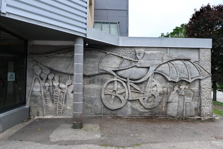 La décoration au titre du 1% artistique de la cité scolaire Jean-Marie Le Bris (Douarnenez)