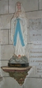 Statue sur socle : Vierge, dite Notre-Dame de Lourdes