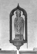 Statue (d'applique, petite nature) : saint Corentin, chapelle Saint Corentin (Carnoët)