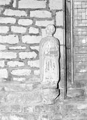 Statue (petite nature, d'applique) : saint Jean-Baptiste, chapelle Saint-Nicolas (Priziac)