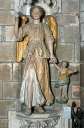 Groupe sculpté de Tobie et de l'archange Raphaël