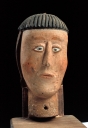 Tête : saint Mathurin (?)