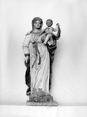 Statue (statuette) : Vierge à l'Enfant, chapelle Saint-Mathurin (Guiscriff)